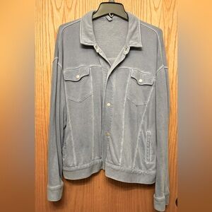 Fabletics Jacket. Button Down Jeans Jacket like Style. Size Medium